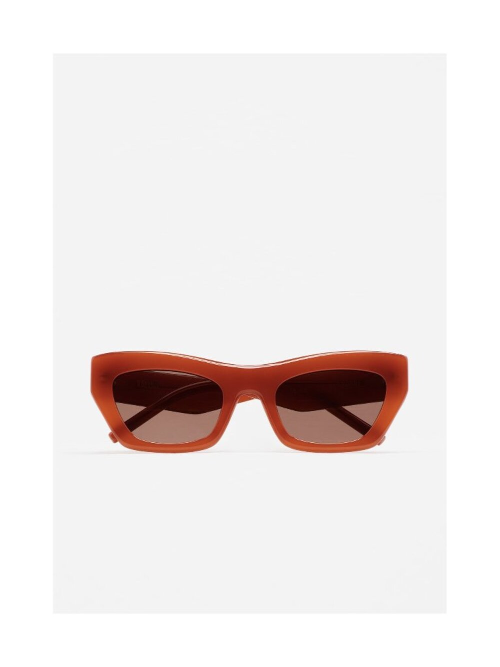 New Kaleos Women's Sunglasses Multicolor Square Transparent Lens Acetate Frame